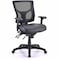 Lorell Conjure Mid-Back Office Chair, Antibacterial, Black LLR62041 - alternate 1